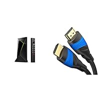 NVIDIA Shield TV Pro & KabelDirekt – 2 m – 4K HDMI-Kabel (4K@120Hz und 4K@60Hz für EIN spektakuläres Ultra-HD-Erlebnis, kompatibel mit HDMI 2.0/1.4, Blu-ray/PS4/PS5/Xbox Series X/Switch, Schwarz)