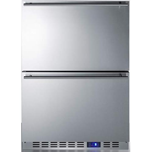 Summit CL2F249 Freezer, Stainless Steel