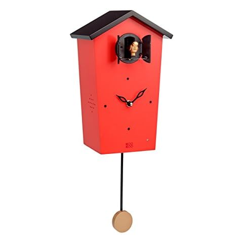 KOOKOO BirdHouse Modern Cuckoo Clock with Birdsongs Cover