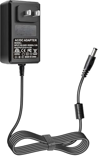 21V Battery Charger Fast Charging for 20V/21V Lithium Battery Power Tools Mini Chainsaw Electric Drills Wrenches Screwdrivers 6.6ft Charging Cord Overload Protection