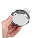 Gogogmee 2pcs Stainless Steel Weighing Trays Reusable Scale Pans for Food Jewelry and Powder Smooth Surface for Safe Weighing Design for Kitchen and Store Use