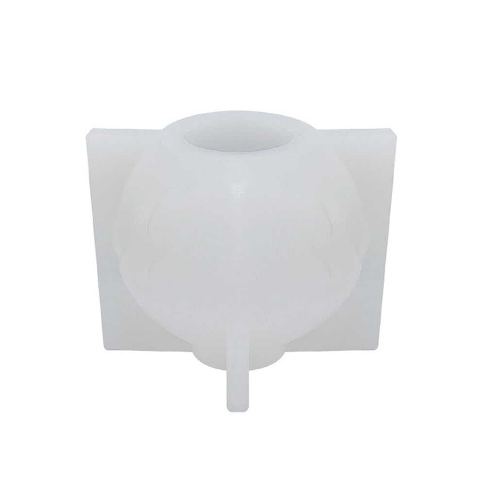 3D Earth Silicone Mold - Globe Shape For Candles, Soap, Resin Crafts | 9.5x8.4x8.8cm Reusable Mold