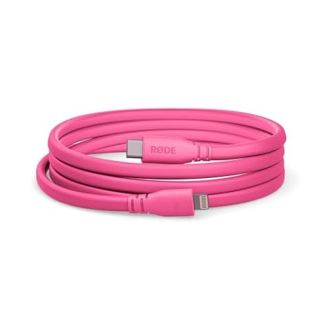 RØDE SC19 USB-C to Lightning Cable, Pink Cover