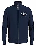 Tommy Hilfiger Herren Moderner Varisty Zip Through Pullover, Desert Sky, M