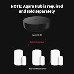 Aqara Zigbee Door and Window Sensor 3 Pack, Wireless Contact Sensor, Home Automation, Requires Aqara Hub (not 3rd-Party), Zigbee Connection, Kid Safety, Compatible with Apple HomeKit, Alexa, IFTTT