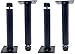 Produktbild Möbelbeine X4, Verstellbare Sofabeine Aus Metall, Stützfüße Für Badezimmerschränke, Verdickung / rutschfest, Hardware-Zubehör,145mm