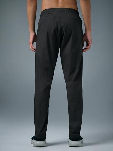 Image of TECHNOSPORT Men's Solid Slim Fit Sports Track Pants with TS LYTRA | Quick-Dry, Moisture-Wicking, UPF 50+ & Odour-Resistant Activewear for Gym, Running & Training