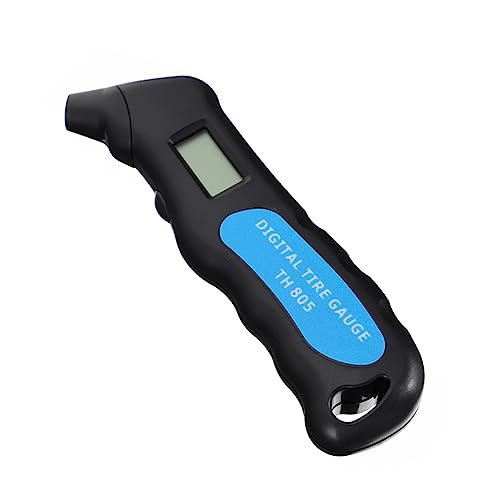 DECHOUS 1Pc Durable Pressure Gauge Tool for Car Tires Lightweight Accurate Pressure Checker with Digital Display for Easy Reading Essential Tire Maintenance Equipment