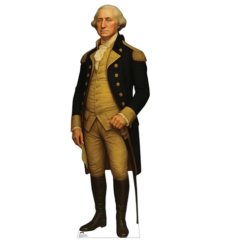 Image of Cardboard People General George Washington 250th Anniversary Life-Size Cardboard Cutout Standup