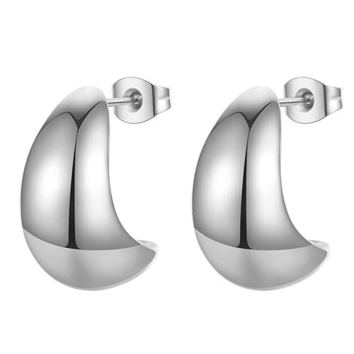 Boucles d'oreilles gouttes d'eau anti-oxydation plaquées or 14k durables