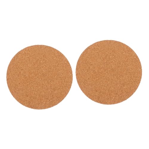 Abaodam 2 Pezzi Tappetino per Vasi di Fiori Pianta Pastiglie in Sughero Sottobicchiere da Giardinaggio in Sughero Sottovasi da Giardino Sottovasi per Piante Segatura