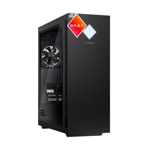 Image of HP OMEN 25L Gaming Desktop 13th Gen Intel Core i7-13700F, NVIDIA GeForce RTX 3060 (12 GB GDDR6 Dedicated), 16GB DDR5, 512GB SSD, (Win 11, MSO, Shadow Black) GT15-1107in