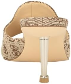 GUESS Dista sandaal met hak voor dames, Ivoor 150, 39 EU : GUESS