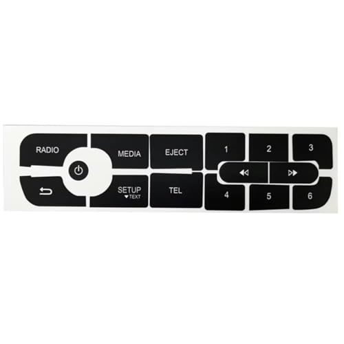 Rénovation boutons audio Megane Scenic Master stickers haute qualité - 2