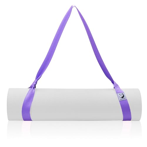 Slim Panda Correa Esterilla Yoga, Ajustable Algodón Cinta de Yoga para Todos los Tamaños de Esterilla de Yoga, Elástico Cinturon Yoga para Pilates,Estiramientos y Fitness(Excluyendo Esteras de Yoga)