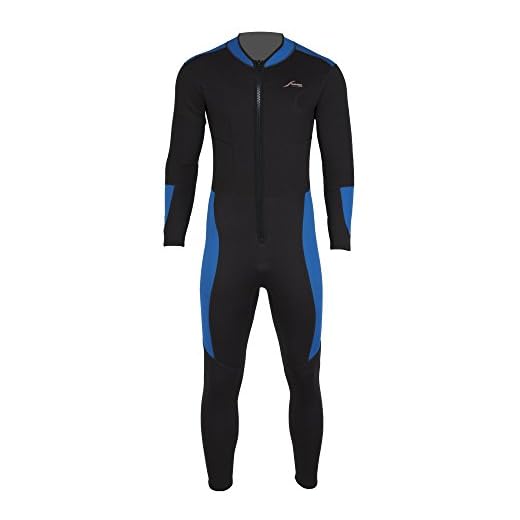 Scubatec 3mm Naßanzug mit Front-Zip, schwarz-blau, 58 (3XL)