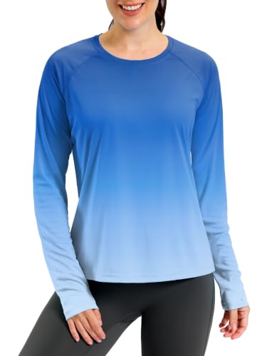 Image of UPF 50+ Sun Shirt for Women Long Sleeve Quick Dry UV Protection Hiking Top