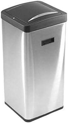 CONTEMPOWARE Stainless Steel Touchless Trash Can, 30 L / 8 GAL (SAQUARE)
