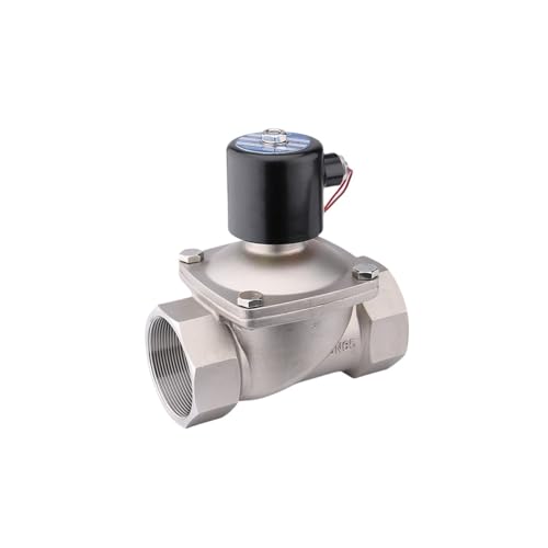 Vanne électromagnétique DN32 DN40 électrovanne eau acier inoxydable 2W-32S - 3