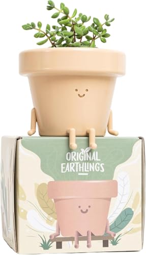 Original Earthlings Sitting Small Plant Pot...