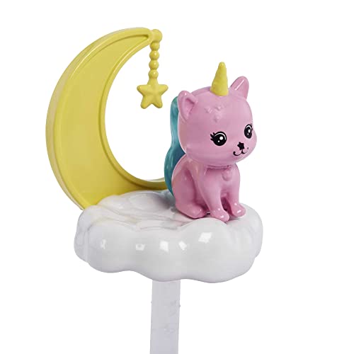 Barbie Coffret Poupée Chelsea Et Figurine Chaton Licorne La Tête dans Les Étoiles 3 Éléments De Jeu Accessoires Thème Licornes Jouet Enfant A Partir De HLC27 - vue 5