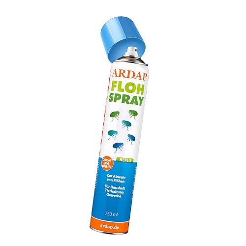 ARDAP Repell Flohspray für Wohnung und Möbel 750ml - Alternative zum ARDAP Fogger gegen Flöhe / Floh Fogger - Flohmittel für Wohnung -...