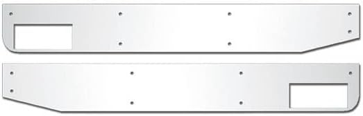 Technical Precision Replacement for Kenworth W900B Year 2024 Stainless Steel Interior Door KICK Panels