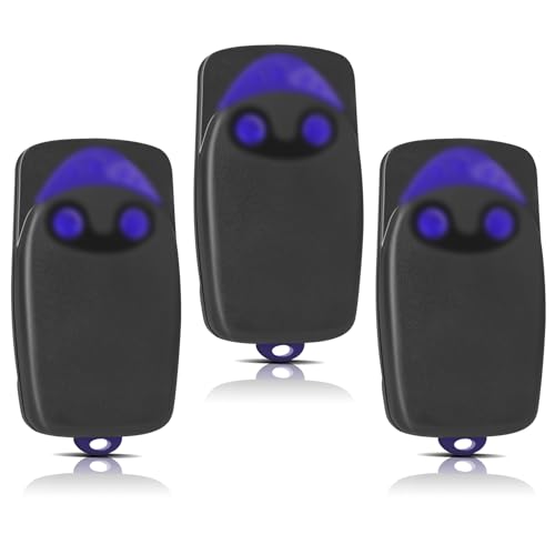 3 piezas repuesto para mando a distancia NICE, mando a distancia puerta 433,92 MHz 2 canales, compatible con Flo1r-s, Flo2r-s, Flo4r-s