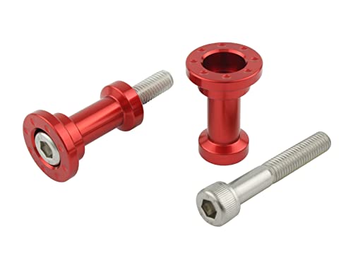 ポッシュフェイス(POSH FAITH) ポッシュ(POSH) バイク用品 アルミツーリング荷掛けフック M8 ロング レッド 004138-02のサムネイル