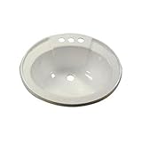 Lasalle Bristol 16305PP 17' x 20' Ivory Oval ABS Sink