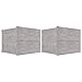 Tidyard 2 Comodini Pensili Camera da Letto Moderni Truciolato Grigio,Comodino Sospeso,Comodini Bianchi,Mensola Comodino,Comodini Sospesi Camera da Letto,Comodini Moderni,Mensole da Parete 40x30x30 cm
