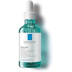 La Roche Posay Effaclar Anti-Aging Facial Serum with Salicylic Acid, Glycolic Acid & Niacinamide, Ultra Concentrated, Targeted Treatment for Blemishes, Fine Lines & Large Pores, 30ml