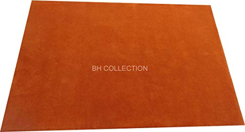 Image of Classical Look Plain Handmade Carpet with Super Soft & Pure Woolen Carpet for Your BEDROOMS & Living Room with 1 INCH Pile Height 10 X 15 FEET (300x450 cm)
