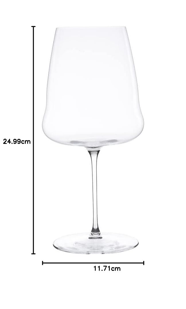 RIEDEL Winewings Cabernet/Merlot - 4er Set, Weinglas, Kristallglas, Spülmaschinenfest - 5123/0