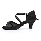 【Occasioni】: adatto per latino, salsa, tango, rumba, chacha, pratica e performance. Inoltre puoi indossarli in più occasioni, come: balli per il tempo libero al coperto, pratica, competizione, matrimonio, ecc. Il bell'aspetto, traspirante e così comodo, molto carino per la tua pratica di ballo da sala e la festa di nozze.