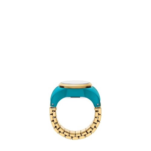 Image of Fossil Watch Ring Gold Quartz Stainless Steel Watch ES5415