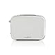 Nedis Toaster - Soft-Touch - 6 Verschiedenen Stufen - Auftau- und Aufwärmfunktion - Krümelschublade - Selbstabschaltung - Haushaltsgerät - Abbruch-Funktion - 2 Breite Öffnungen - Weiss