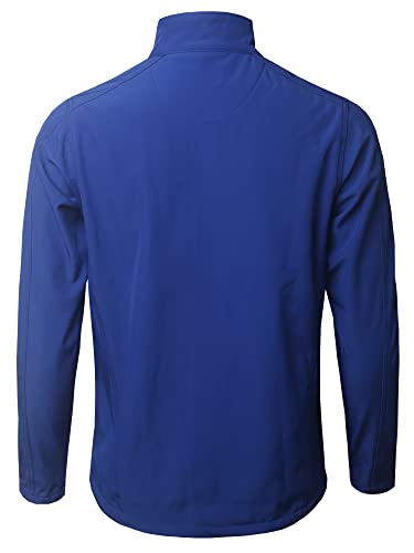 Men's Classic Basic Style Zip Up Closure Bomber Jacket3