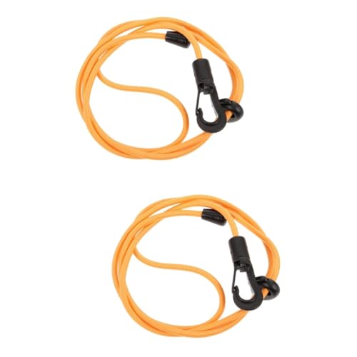 Abaodam 2pcs Outdoor Kayaking Gear Paddle Anti-Lost Rope Kayak Paddle Rope Luggage Fastening Belt Safety Tie