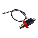 Design pratique avec tuyau à ressort : équipé d'un tuyau à ressort de 0,5 m de long pour une liberté de mouvement flexible lors du remplissage. La construction souple du tuyau facilite la manipulation et assure une connexion sûre entre les bouteilles de plongée.