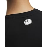 Under Armour UA HG Authentics Comp LS - Długi rękaw - Topy - Ultimate Czarny/Biały - Rozmiar: SM