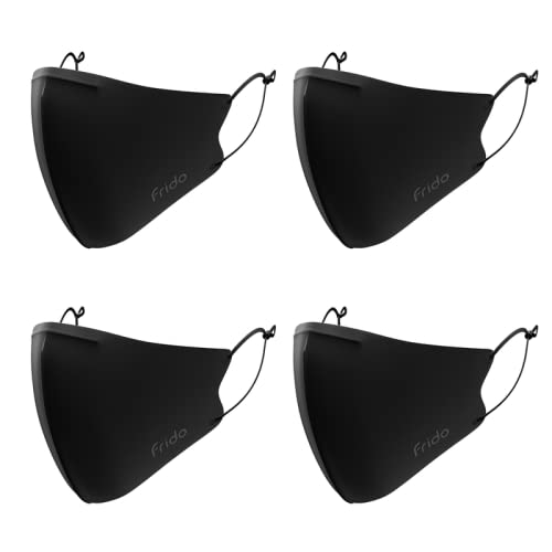 FridoULTIMATE and ULTIMATE PRO Reusable Washable, Copper Face Masks with Adjustable Ear Loops, Copper Treated Layer. Made in South Korea