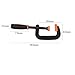 Plastic G Clamp Heavy Duty Quick Release Woodworking Clamp for Wood METALs DIY Carpentry, Engineering Plastic Hand Tool with Fast Positioning Screw, 2 Inch and 3 Inch Sizes(2inch)