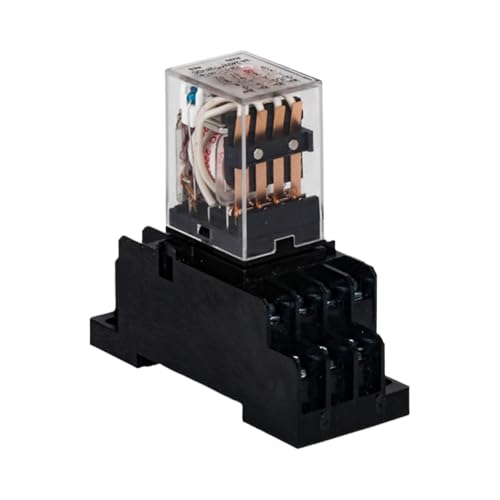 Relais 14 broches AC110V avec base pour circuit électrique