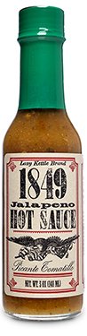 1849 Salsa picante jalapeño totalmente natural, 5 onzas (paquete de 2)