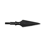 Huntingdoor Traditional Broadheads 160 Grain Archery Screw in Hunting Arrow Tips for Crossbow or Compound Bow Arrows 6/12 Pack