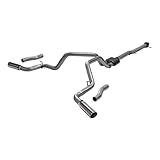 Flowmaster 818112 Outlaw Cat-Back Exhaust 3.5 to 3 Inch Dual Rear Exit Stainless 4 Inch Polished Tips Compatible with 2020-2024 Chevy Silverado GMC Sierra 2500HD/3500HD Crew Cab 6.5' Bed 6.6L Gas V8