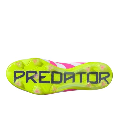 Image of adidas Elite Firm Ground Soccer Cleats - Pink, White