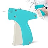Stitch Gun for Clothes, Tagging Gun for Clothing Quick Fixes - Price Tag Gun with 6 Fine Needle, 1000 Black Fasteners & 1000 Cyan1+Snow