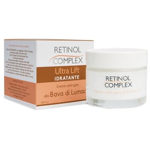 Retinol Complex - Crema antiarrugas hidratante Ultra Lift con baba de caracol, 50 ml